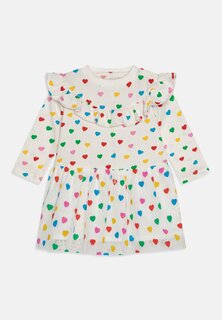 Платье из джерси Dress Printedparty Hearts Baby Girl Stella McCartney Kids, цвет ivory/colourful
