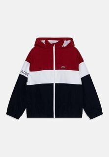 Куртка межсезонная Color Block Unisex Lacoste, цвет ora/white/navy blue