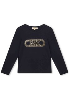 Футболка с длинным рукавом À Longues Michael Kors Kids, цвет bleu cargo