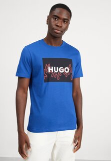 Футболка с принтом Dulive HUGO, цвет medium blue