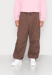 Брюки-карго Oversized Parachute Pants Jaded London, коричневый