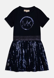 Платье из джерси Dress Michael Kors Kids, цвет navy