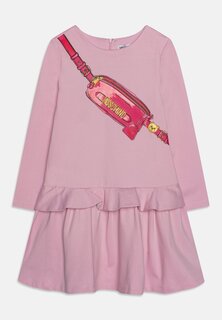 Платье из джерси Dress MOSCHINO, розовый