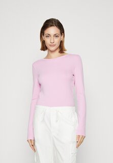 Футболка с длинным рукавом Crew GAP, цвет sugar pink