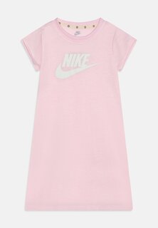 Платье из джерси Futura Tee Dress Nike, цвет pink foam