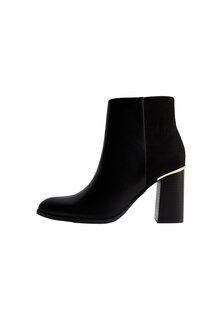 Ботильоны на каблуке Trim Block Heel New Look, черный