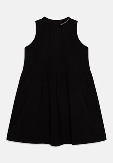 Платье из джерси Minimalistic Mockneck Dress Calvin Klein Jeans, черный