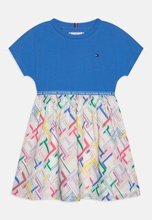 Платье из джерси Monogram Combi Dress Tommy Hilfiger, цвет multi-coloured/blue