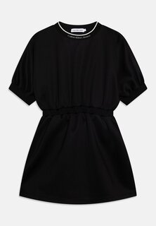 Платье из джерси Shine Logo Tape Dress Calvin Klein Jeans, черный