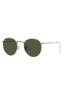 Солнцезащитные очки Round Polarizzati Ray-Ban, цвет rose gold-coloured