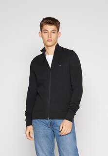 Кардиган Chain ​​Ridge Structure Zip Thru Tommy Hilfiger, черный