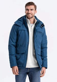 Куртка зимняя Hooded Om-Jahp-0128 Ombre, цвет dark blue