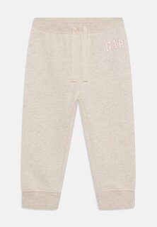 Брюки Toddler Girl Holiday Logo GAP, цвет heather grey