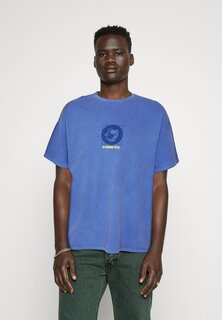 Футболка с принтом Get Connected Tee Unisex BDG Urban Outfitters, синий