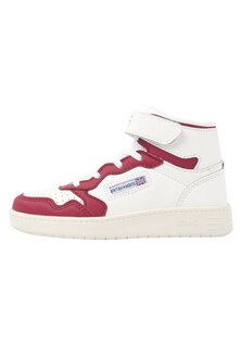 Высокие кеды Noors Mid British Knights, цвет white/ warm red