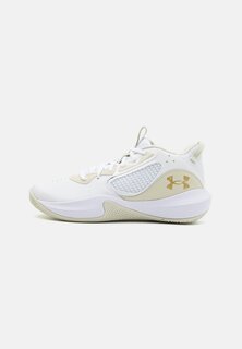 Баскетбольные кроссовки Lockdown 6 Under Armour, цвет white/silt/metallic gold