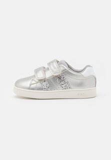 Низкие кроссовки Eclyper Girl Geox, цвет silver