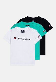 футболка с принтом Icons Toddler Unisex 3 Pack Champion, цвет white/turquoise/dark blue