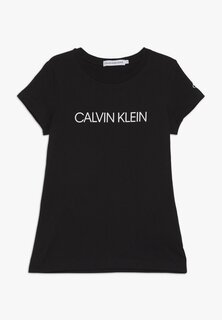 Футболка с принтом Institutional Slim Calvin Klein Jeans, черный