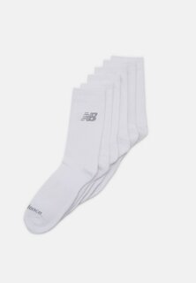 Спортивные носки Performance Cushioned Crew Socks 6 Pack New Balance, белый