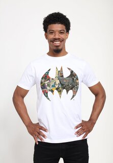 футболка с принтом Batman Comics Logo Henry Tiger, белый