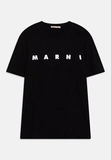 Футболка с принтом Maglietta Unisex Marni, черный