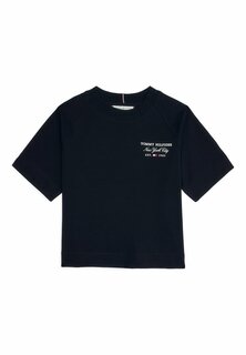 Футболка с принтом Tee S/S Tommy Hilfiger, цвет desert sky