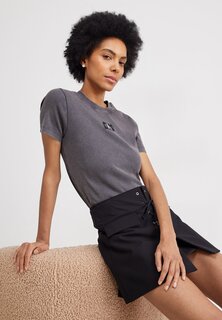футболка с принтом Label Washed Slim Tee Calvin Klein Jeans, черный