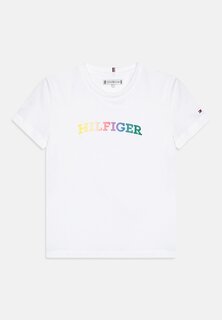 Футболка с принтом Monotype Tee Tommy Hilfiger, белый