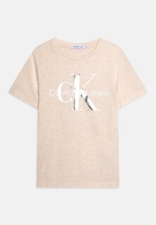 Футболка с принтом Monogram Unisex Calvin Klein Jeans, цвет vanilla heather