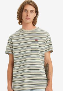 Футболка с принтом Original Tee Levi&apos;s, цвет rings stripe feather grey Levis