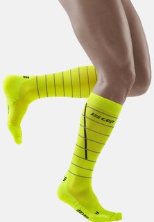 Носки Reflective Compression CEP, цвет neon yellow