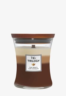 Ароматическая свеча Medium Jar Trilogy Café Sweets Woodwick, цвет mixed