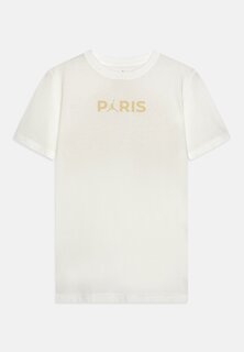 Футболка с принтом Paris Saint-Germain Logo Tee Unisex Jordan, цвет sail