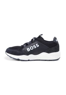 Низкие кроссовки BOSS Kidswear, темно-синие