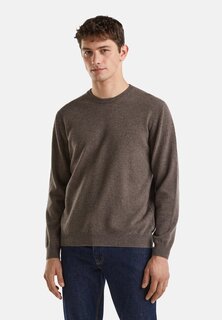 Свитер Merino Crew Neck Strickpullover United Colors of Benetton, коричневый