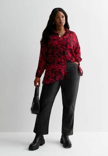 Рубашка Abstract Print Long Sleeve New Look, цвет red pattern