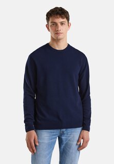 Свитер Merino Crew Neck Strickpullover United Colors of Benetton, синий