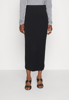 Юбка длинная Slfshelly Ankle Skirt Selected Femme, черный