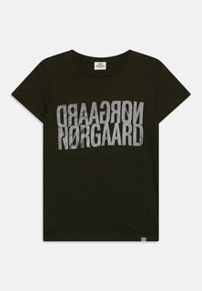 Футболка с принтом Single Tuvina Tee Unisex Mads Nørgaard, цвет rosin