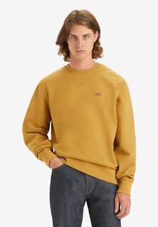 Толстовка The Original Crew Levi&apos;s, цвет single dye spruce yellow Levis