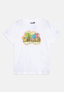 Футболка с принтом Taito Corporation Bubble Bobble Unisex MOSCHINO, цвет bianco ottico