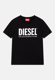 Футболка с принтом Unisex Ltgim Diesel, черный