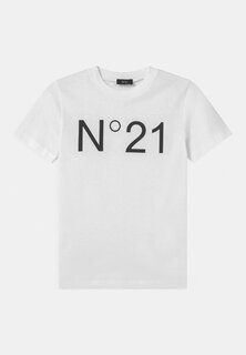 Футболка с принтом Unisex N°21, белый