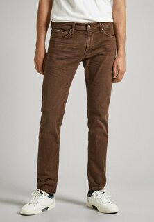 Джинсы Slim Fit Tapered Pepe Jeans, цвет dark mocca brown