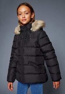 Пуховик Essential Hood Tommy Hilfiger, черный