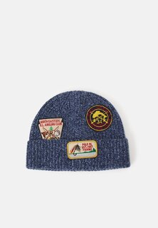 Шапка-бини Patch Hat Cold Weather Unisex Polo Ralph Lauren, цвет navy marl