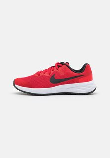 кроссовки нейтрального цвета Nike Revolution 6 (Gs) Nike, цвет university red/black