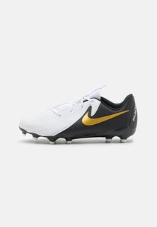 футбольные бутсы с шипами Jr Phantom Gx Ii Academy Fg/Mg Unisex Nike, цвет white/black/metallic gold coin