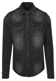 Рубашка Herren Riley Denimshirt Brandit, черный